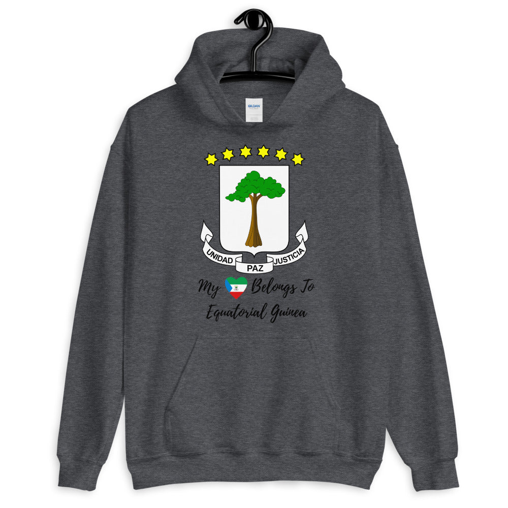 My Heart Belongs To Equatorial Guinea - Unisex Hoodie