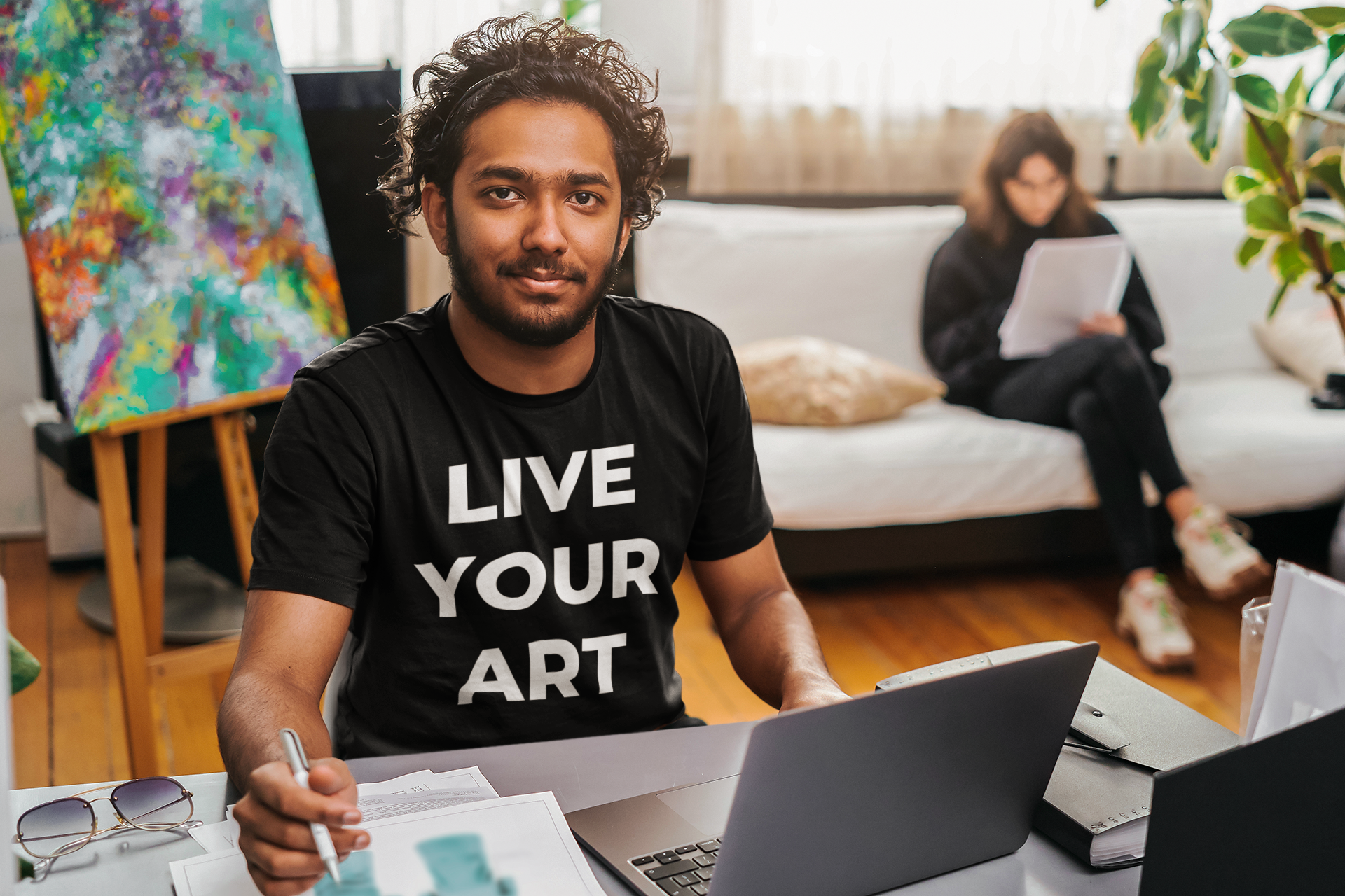 LIVE YOUR ART Unisex Jersey Short Sleeve Tee